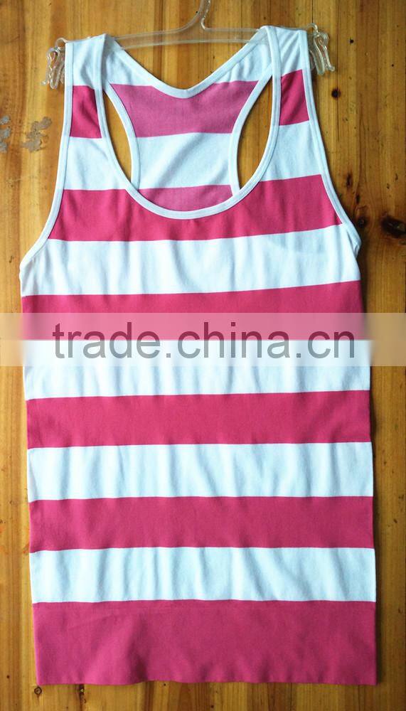 seamless fashion lady stringer tank top