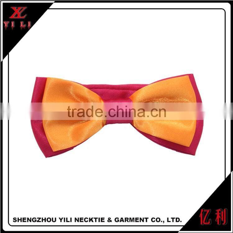 Latest design portable colored tie bow ties for men
