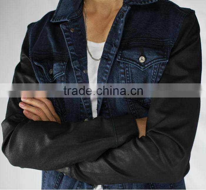 Professional Jeans Manufacturer Fashion Washed Mens Jacket