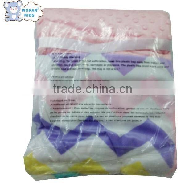 Wholesale soft touch baby warm blanket