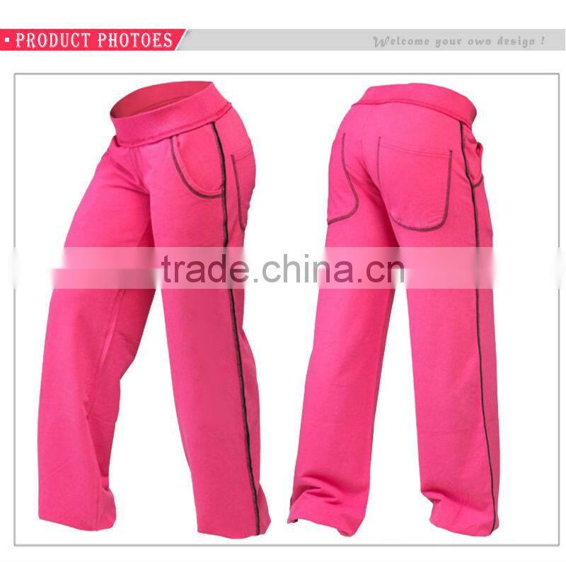 Long fashion pants women's sports baggy track pants