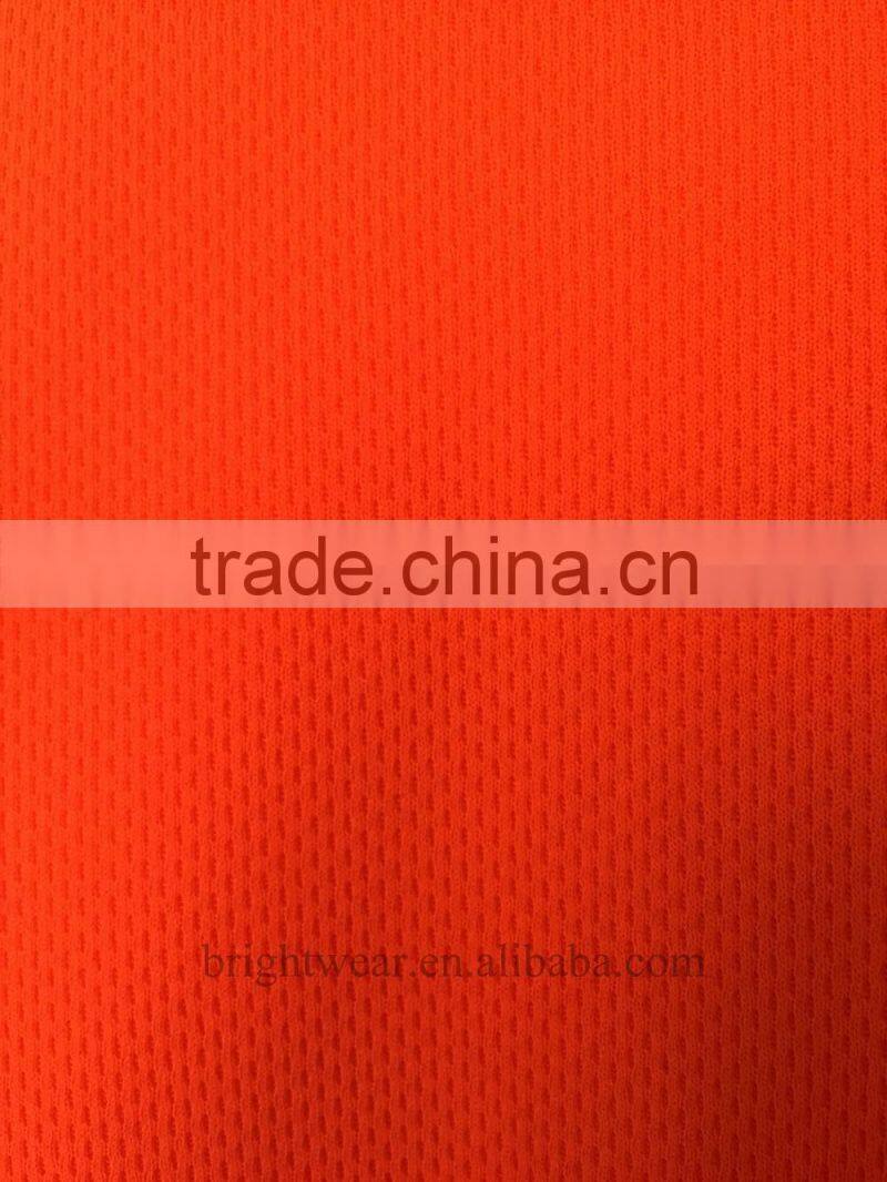 HV orange long sleeve sew-on reflective tape ANSI manufacturer security T-shirt