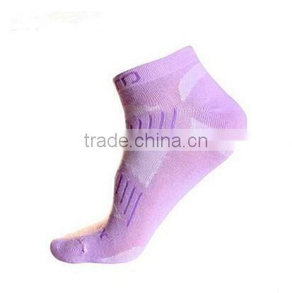 Fashionable sports socks jacquard cotton compression sport socks breathable sport cycling compression socks