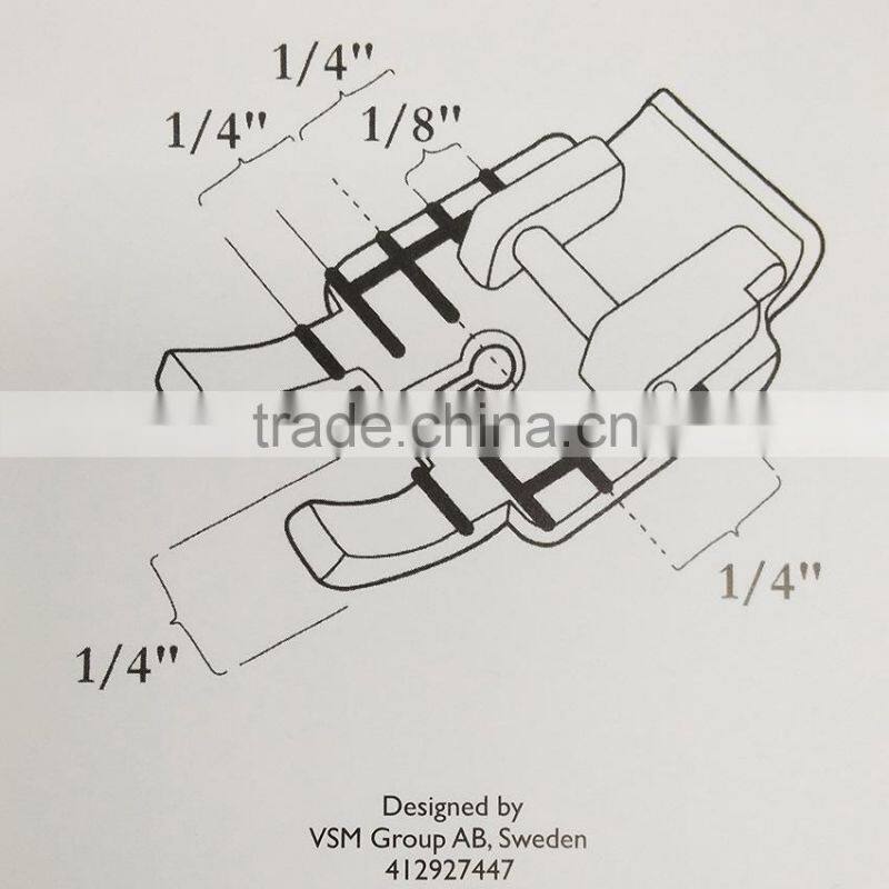 Clear 1/4" Piecing Foot For Viking Group 1-7 #4129274-47