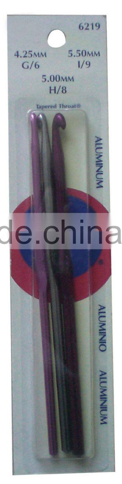 Aluminum Household Custom hand driven flat Knitting needle