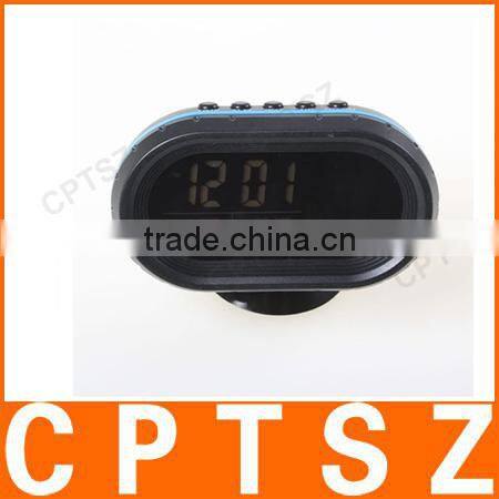 Indoor and Outdoor Temperature Car Digital LCD monitor Thermometer Clock