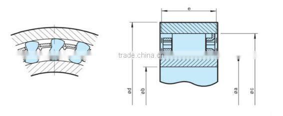 One Way Roller Clutch Bearings DC4127(3C)