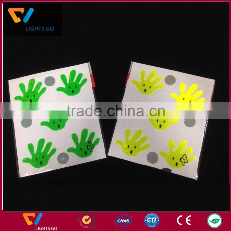 Long durability road reflective helmet sticker for traffic safety