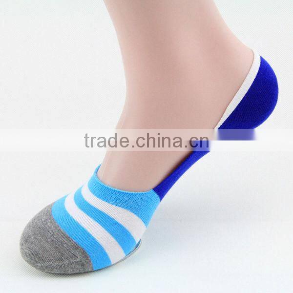 fancy cotton men boat socks