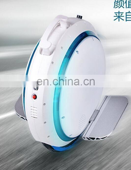 Single wheel balancing vehicle