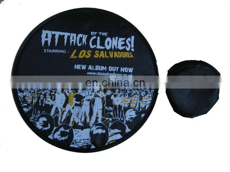 Logo Printing Foldable Frisbee With Pouch