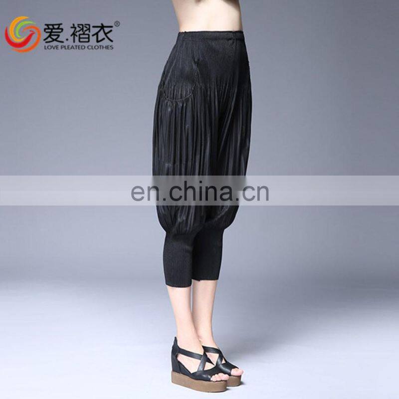 China Manufacturer Supplier Lady Maxi Pants Wholesale Harem Pants With Good Service