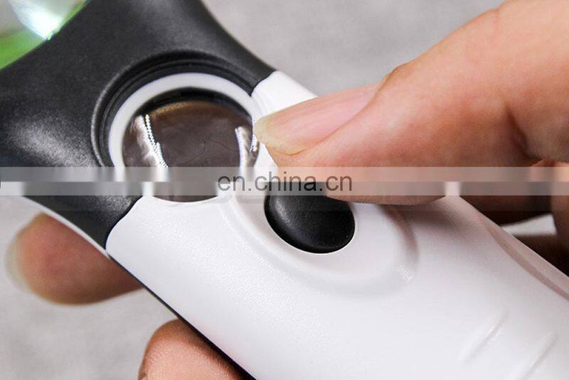 3 LED Reading Magnifying Glass 3X 45X Handheld Magnifier