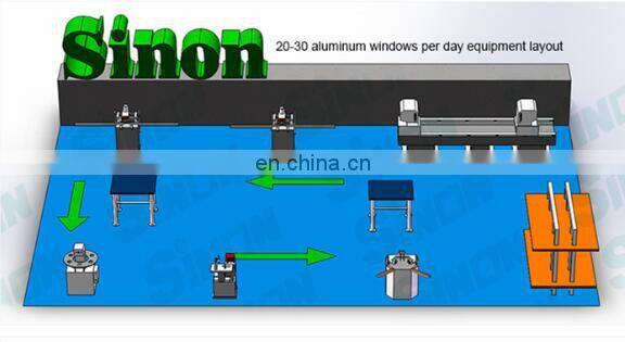 PVC UPVC 4- head window welding machine