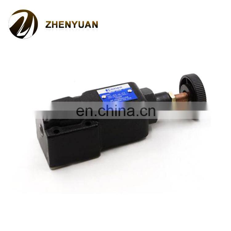 Industry Direct acting relief valve DT/DG-02-H/B/C-22 Manual Flow valve