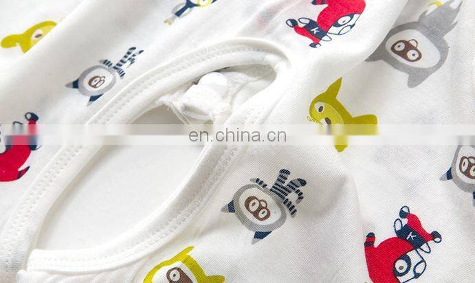 2018 Fashion Organic Baby Body Suit Children's Short Sleeve Toddlers Rompers