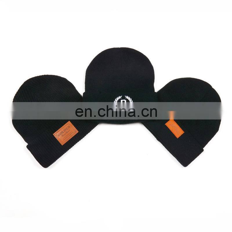 100% Acrylic Custom Wholesale Winter Beanie Cap