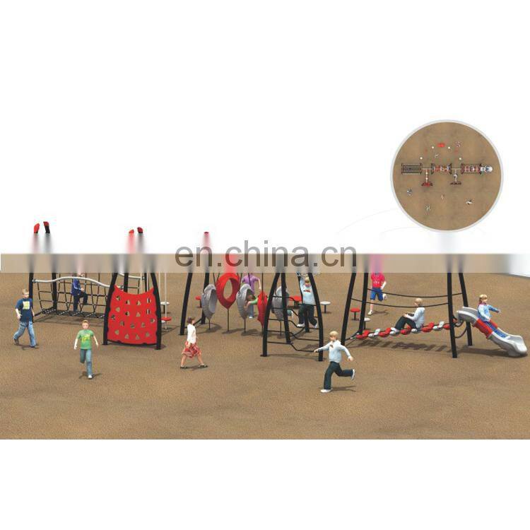 Climbing rope net frame