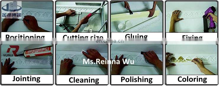 Full automatic gypsum cornice molding machine, gypsum cornice making machine