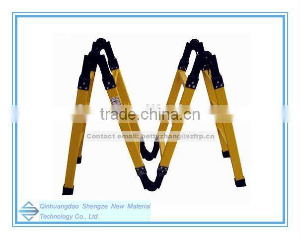 frp telescopic ladder, a ladder with platform, MLFF folding ladder