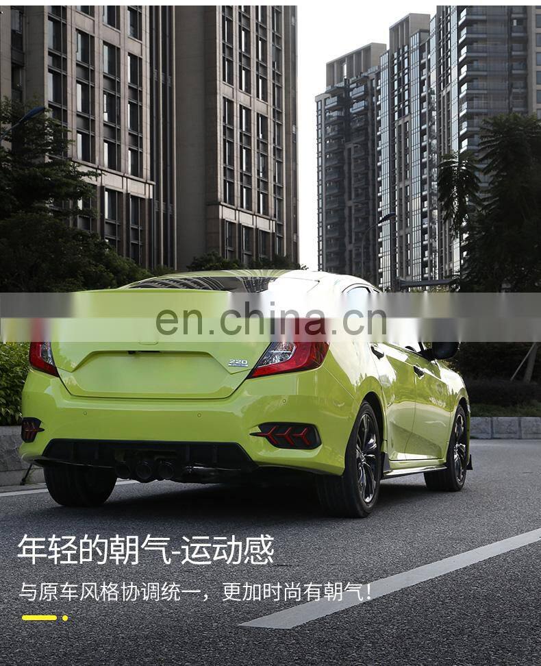 Rear Lip Spoiler Truck 3D Universal Lip Spoiler Wings Honda Civic Kit Front Lip for Honda Civic