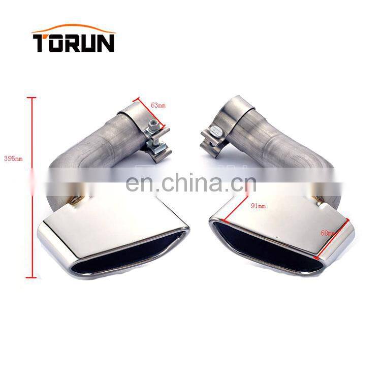 Hot sale high quality Universal Stainless Steel Exhaust Tailpipe Tip for BMW 10-13 X5 E70 Exhaust tip