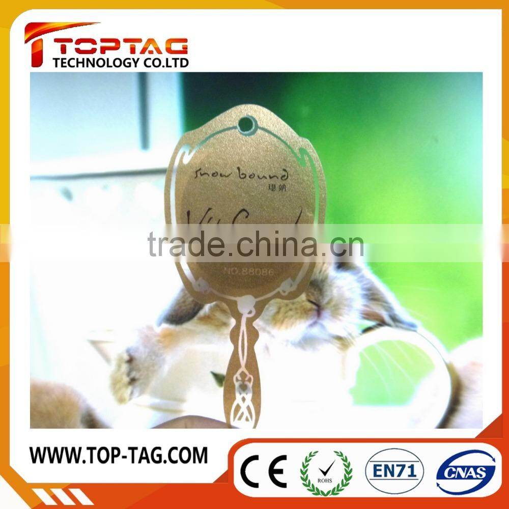 Iregular model stock plastic / paper printing card