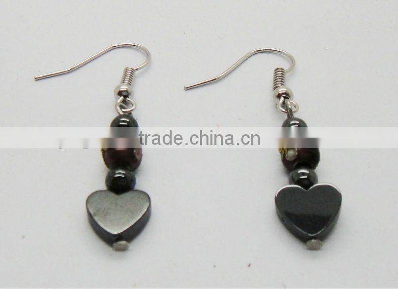 Hematite 8mm drum beads for jewelry