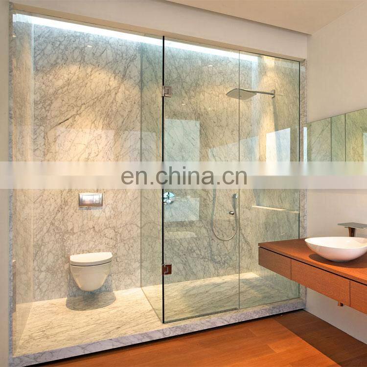 bathroom thick door 8mm glazing shower door base