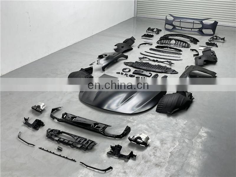 Runde New Arrival For 2021 Mercedes-Benz E-Class W213 Upgrade E63S Wide Body Kit Front Bumper Rear Bumper Hood Fender