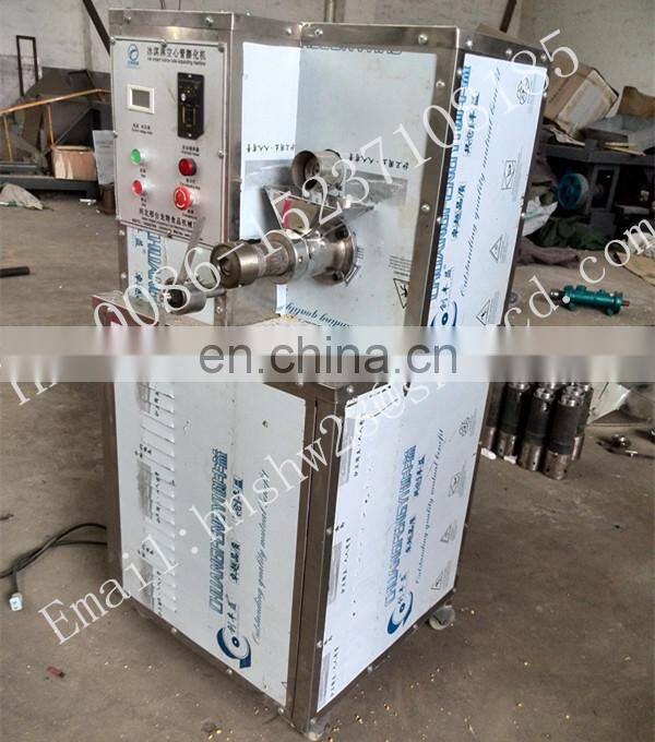 Ice cream hollow tube corn expanding machine snack extruder machine