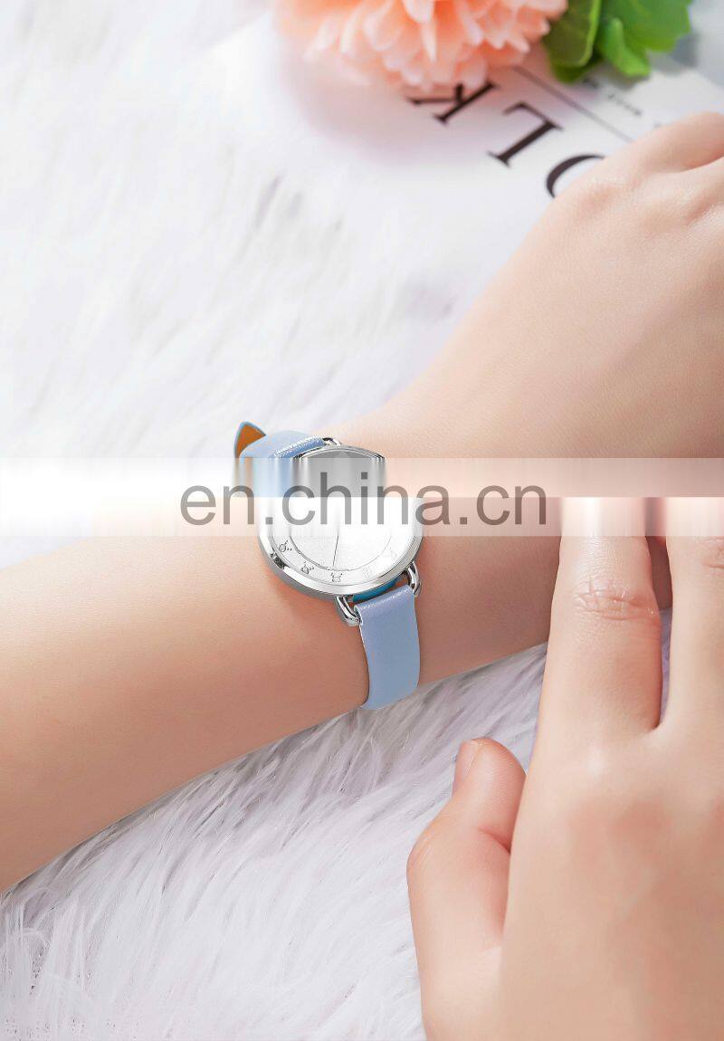 SHENGKE Top Fashion Made in China Guangzhou Female Wristwatch Women Quartz Watch Girl Leather Ladies Watches
