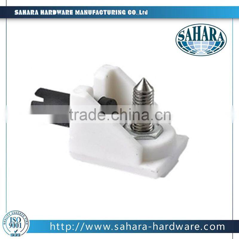 Max door weight 150kg super silence square glass shower hanging sliding door wheels