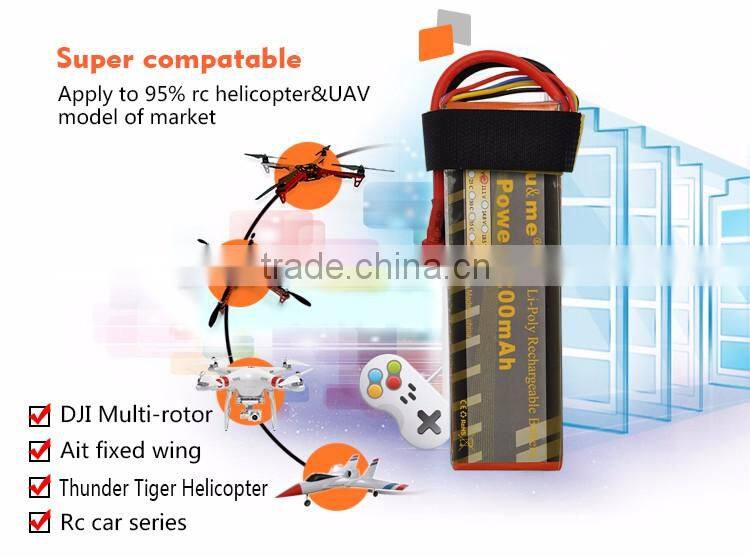 RC tools polymer rechargeable lithium battery 5200mah 14.8V