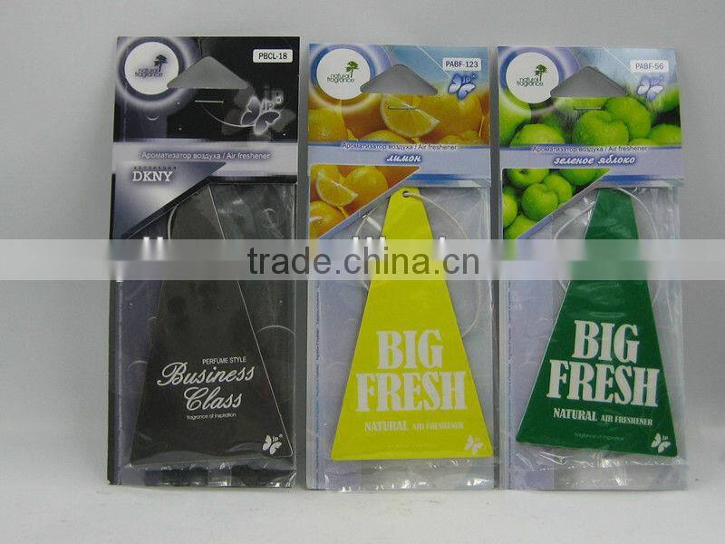 oval cheap simple hang car air freshener