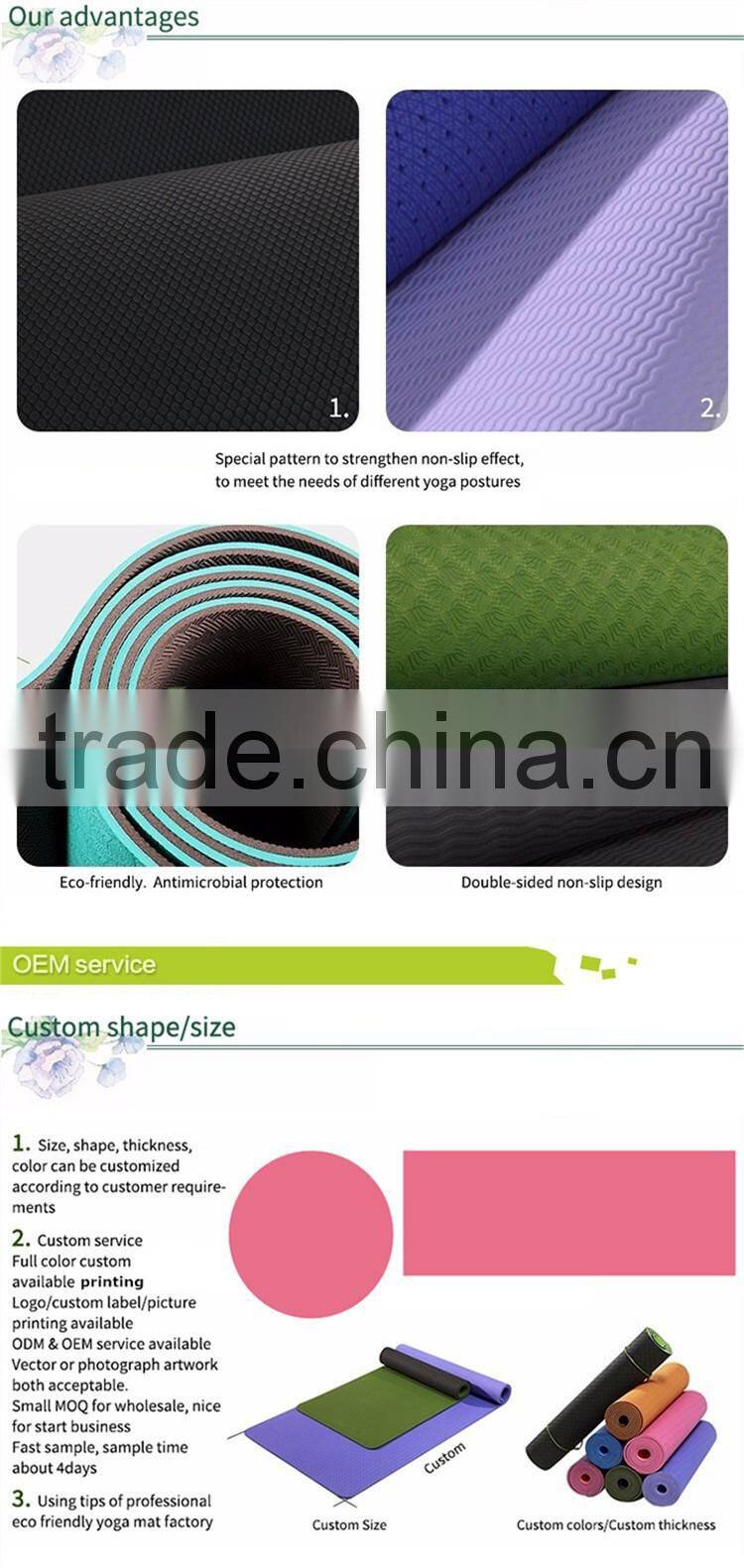 Anti-Tear eco jute inflatable eva yoga mat