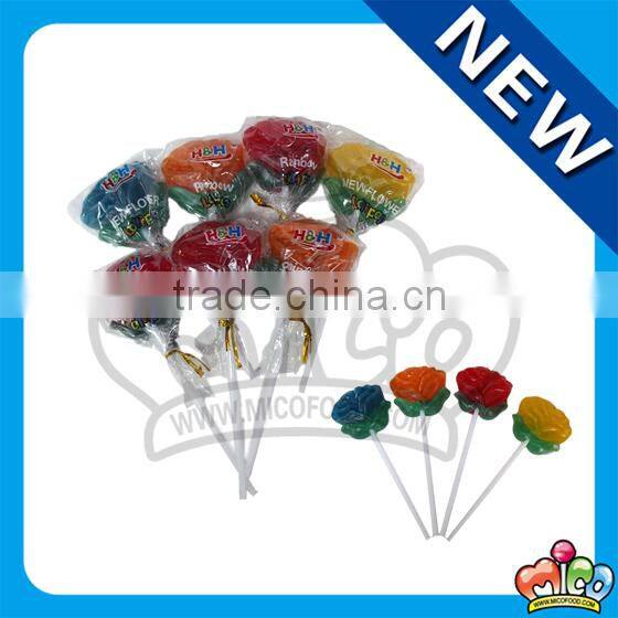 Rose Shaped Lollipop