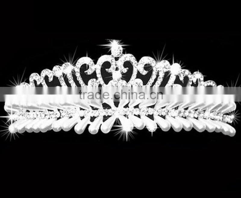 The bride adorn article diamond pearl crown restoring ancient ways is the bride wedding accessories