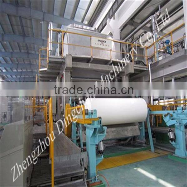 China Dingchen Supplier 1800mm 8-10 tons/day Recycled Paper Machinery for Making A4 Paper/Printing Paper Jumbo Roll Price