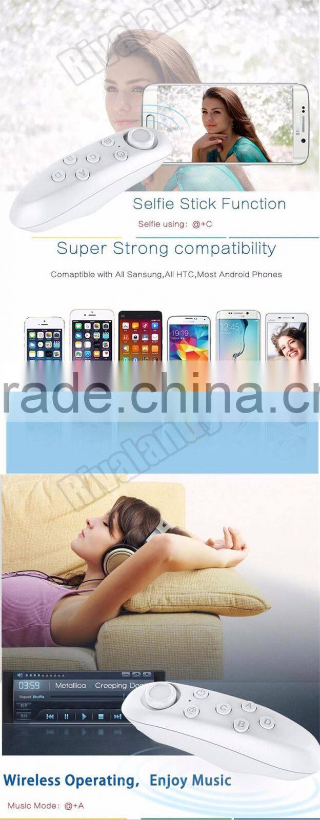 mini wireless bluetooth gamepad remote control game controller for android phone mini bluetooth gamepad