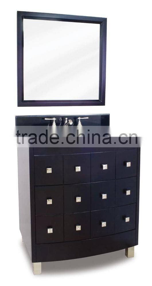 The latest design waterproof wooden bathroom vanity cabinet (YSG-030)