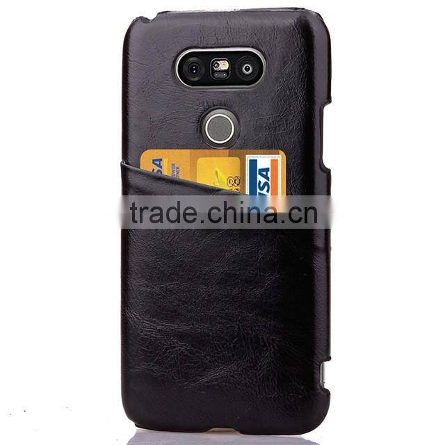 Back Cover for LG G5 Fashion Leather Case for G5 with Card Slots High Quality