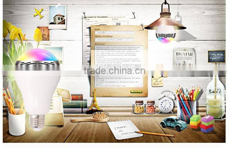 2016 changeable colour Wifi LAMP Bluetooth Speaker With app Remote Control.