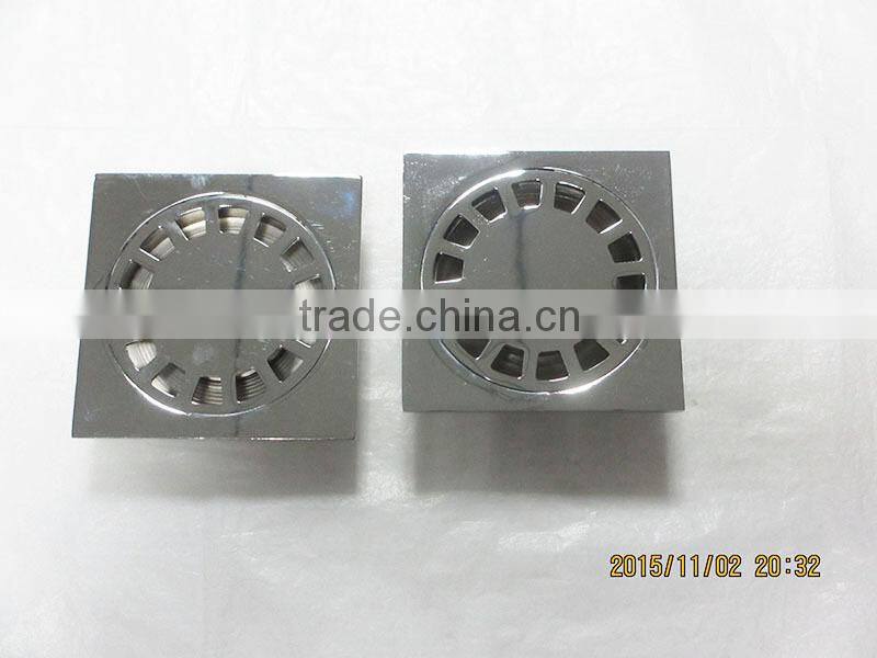 Factory-Light weight zinc square floor drain/bathroom floor drain/wash basin drain