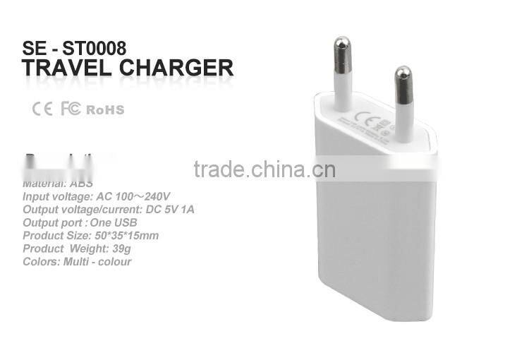Fast charger Smart White AC Travel Wall Charger Universal plug to support the Phones
