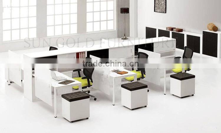 Modern melamine office furniture workstation design ( SZ-WSB305)