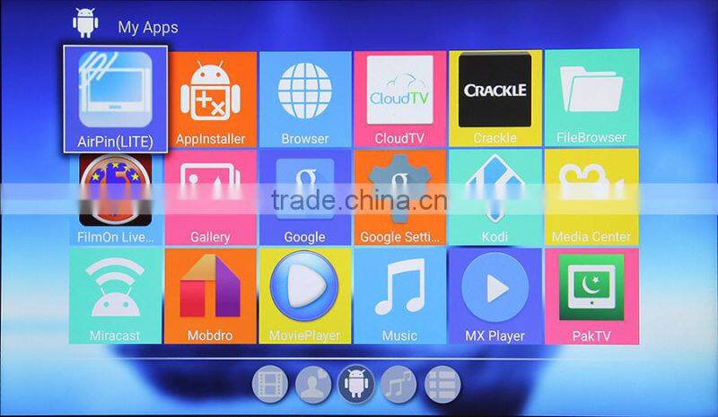 Vensmile M8S plus Quad Core Amlogic S905 With Android5.1 System 2G,16G Red and black color choose S905 tv box S905 M8S plus