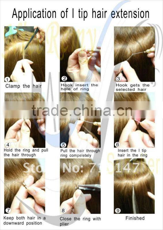 double drawn european virgin hair keratin prebonded hair i tip