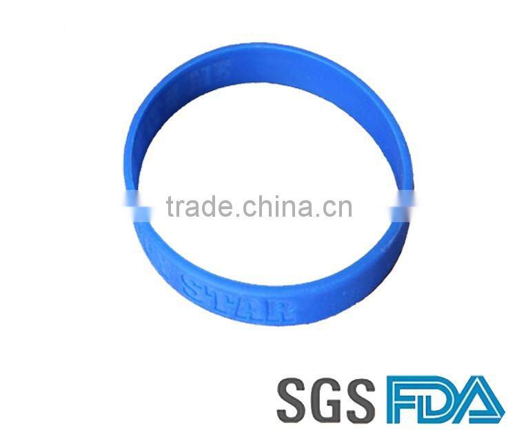 HOT silicone wrist band/personalized silicone bracelet/silicone rubber bracelet