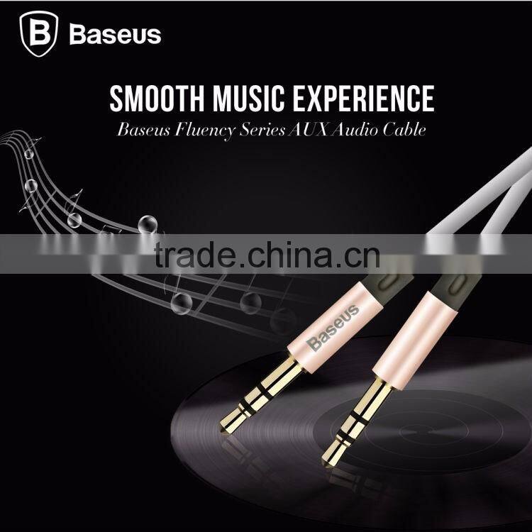 Baseus 1.2M Aux Audio Cable For Car MP3 MP4 Fluency Series 3.5mm Male To Male Audio Cable For Phone Speaker TB-0399